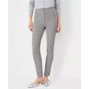 Ann Taylor Black & White Houndstooth Dress Pants Womens Size XL 16